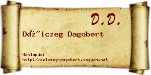 Délczeg Dagobert névjegykártya